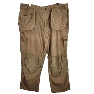 Blaklader Work Pants Mens 42 x 30 Brown Cargo Outdoor Workwear‎ Utility Pockets